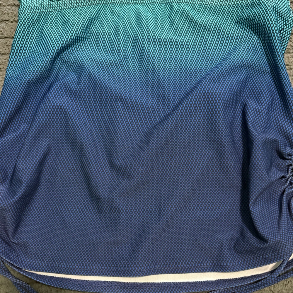 TYR Fishnet V Neck Tankini Women’s Size 14 Teal Navy - Picture 11 of 11